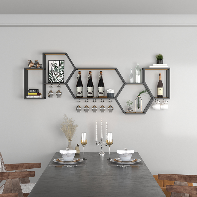 Designer Shelves Bar Cabinet L - Home Bar Shelves reseña y precio