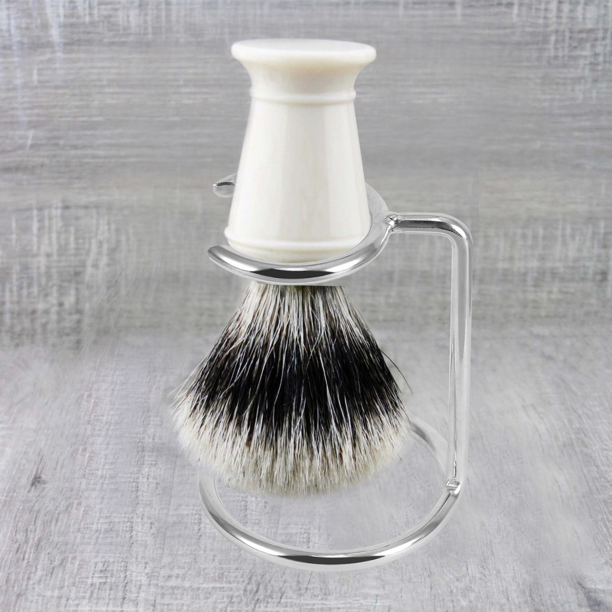 Stainless Steel Shaving Brush  - Home Barber reseña y precio