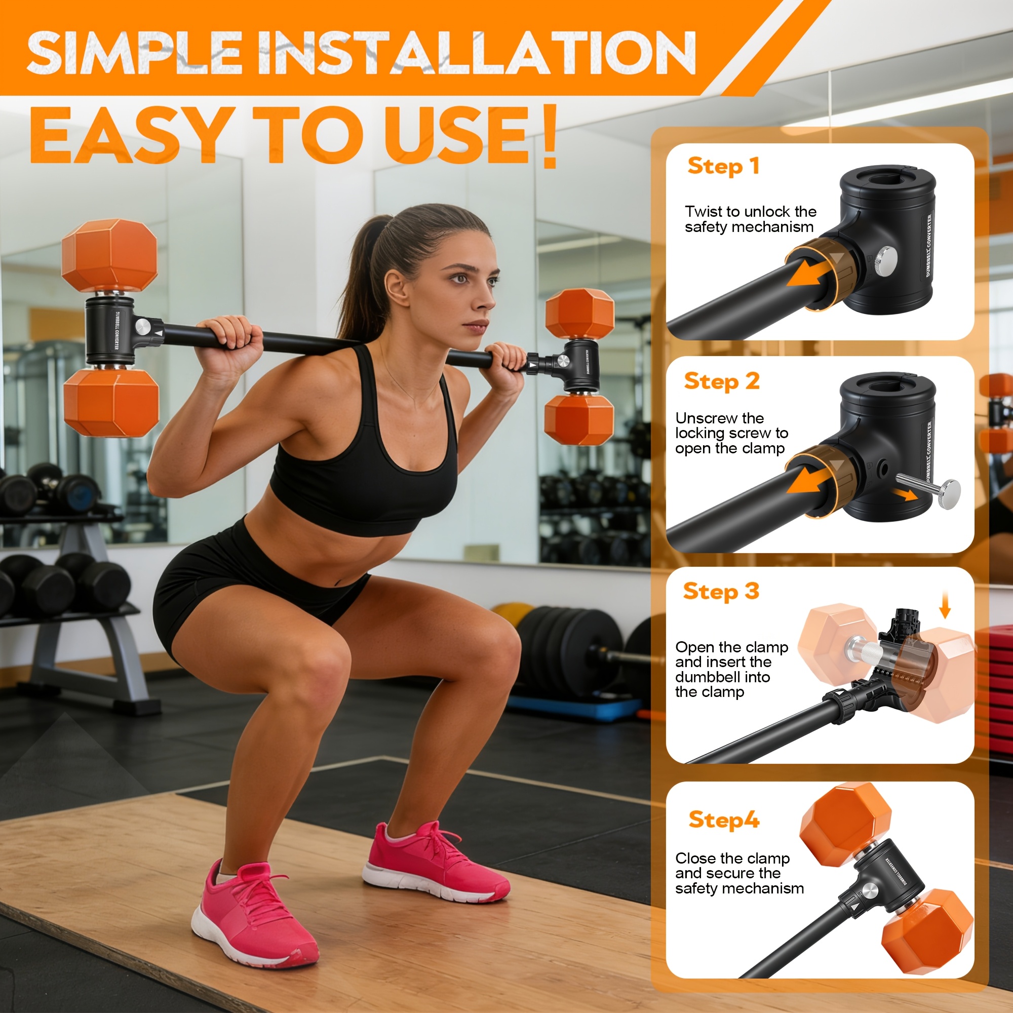 Dumbbell Converter - Converts  - Home Bar Set reseña y precio