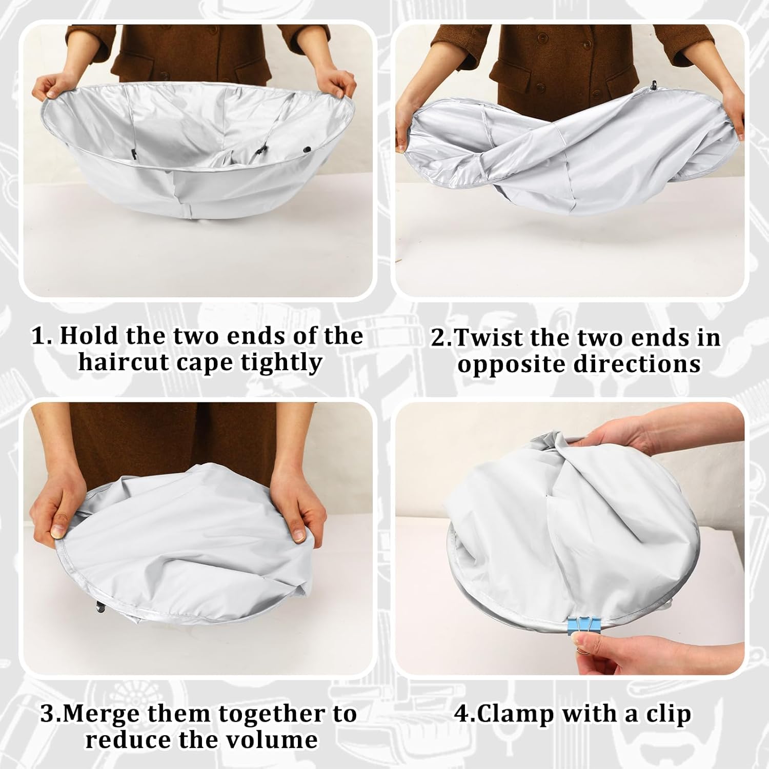 Hair Cutting Cape for All Ages - Home Barber reseña y precio