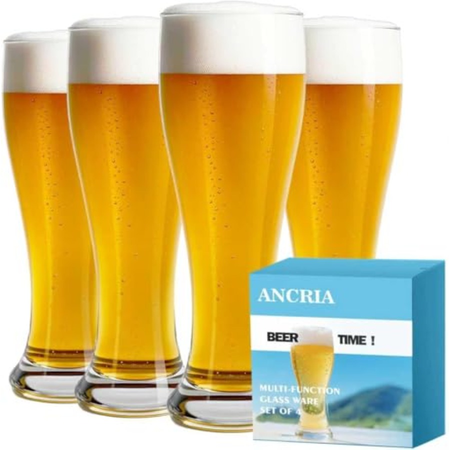 Beer Glasses 18.5 oz Pilsner B - Home Bar Set reseña y precio