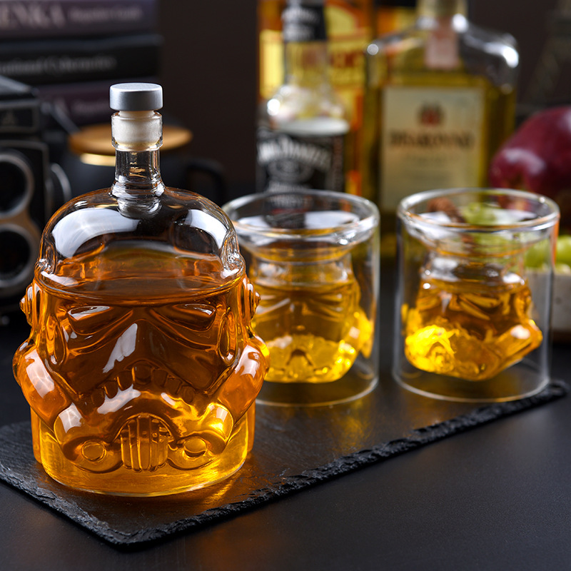 Wine Glass Set Storm Trooper H - Bitters Bottle Set reseña y precio