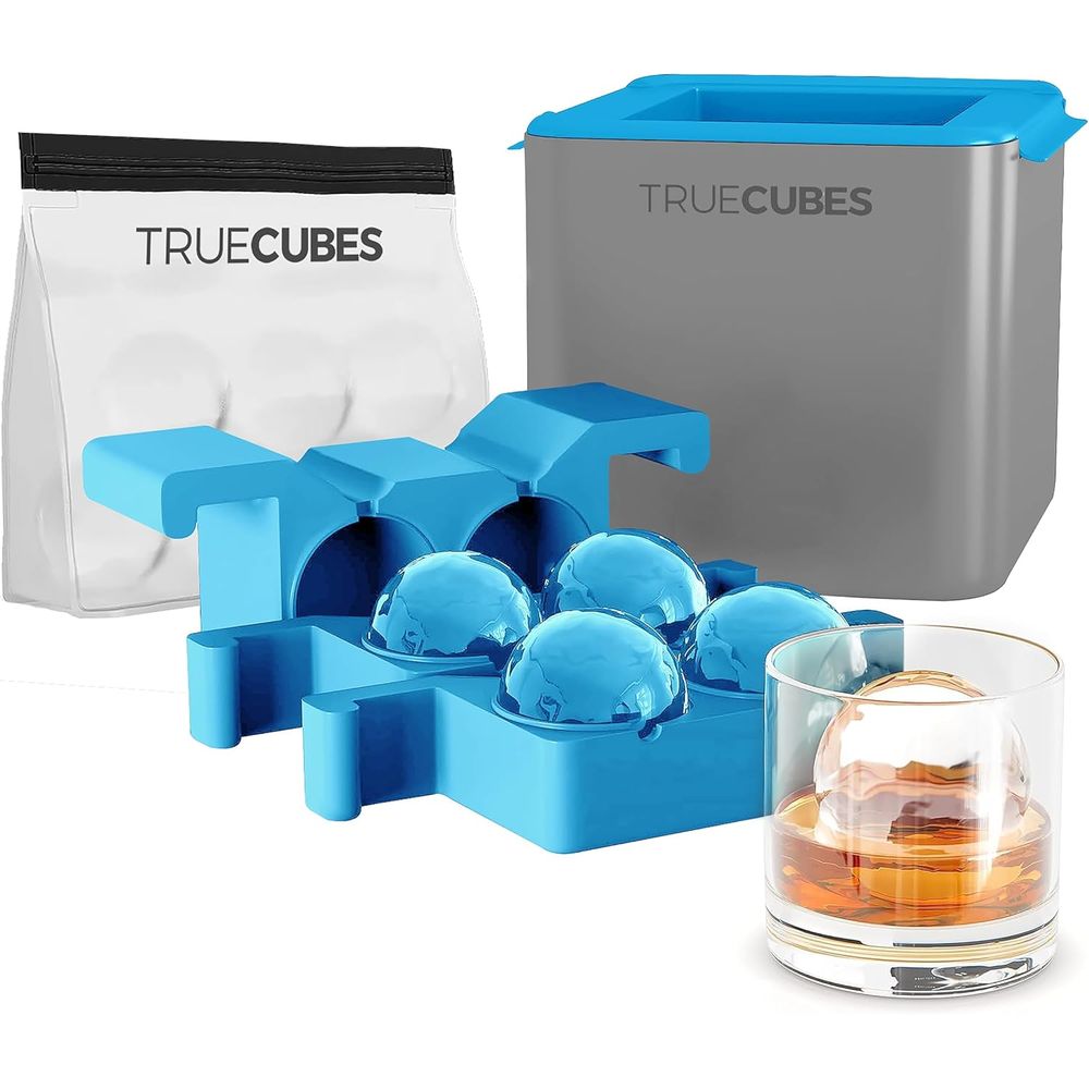 Large Ice Sphere Mold with Sto - Ice Mold Sphere reseña y precio