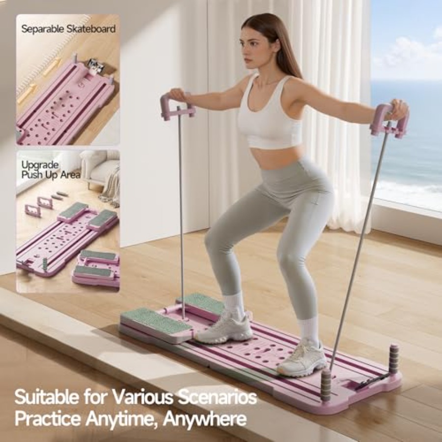 7-in-1 Foldable Pilates Board  - Home Bar Setup Kit reseña y precio