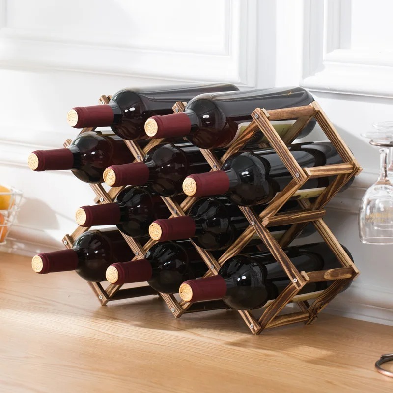 Stackable Wine Storage Shelves - Home Bar Shelves reseña y precio
