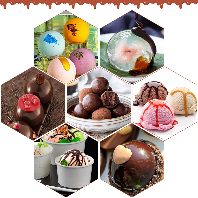 6 Cavities Semicircle Silicone - Ice Mold Sphere reseña y precio