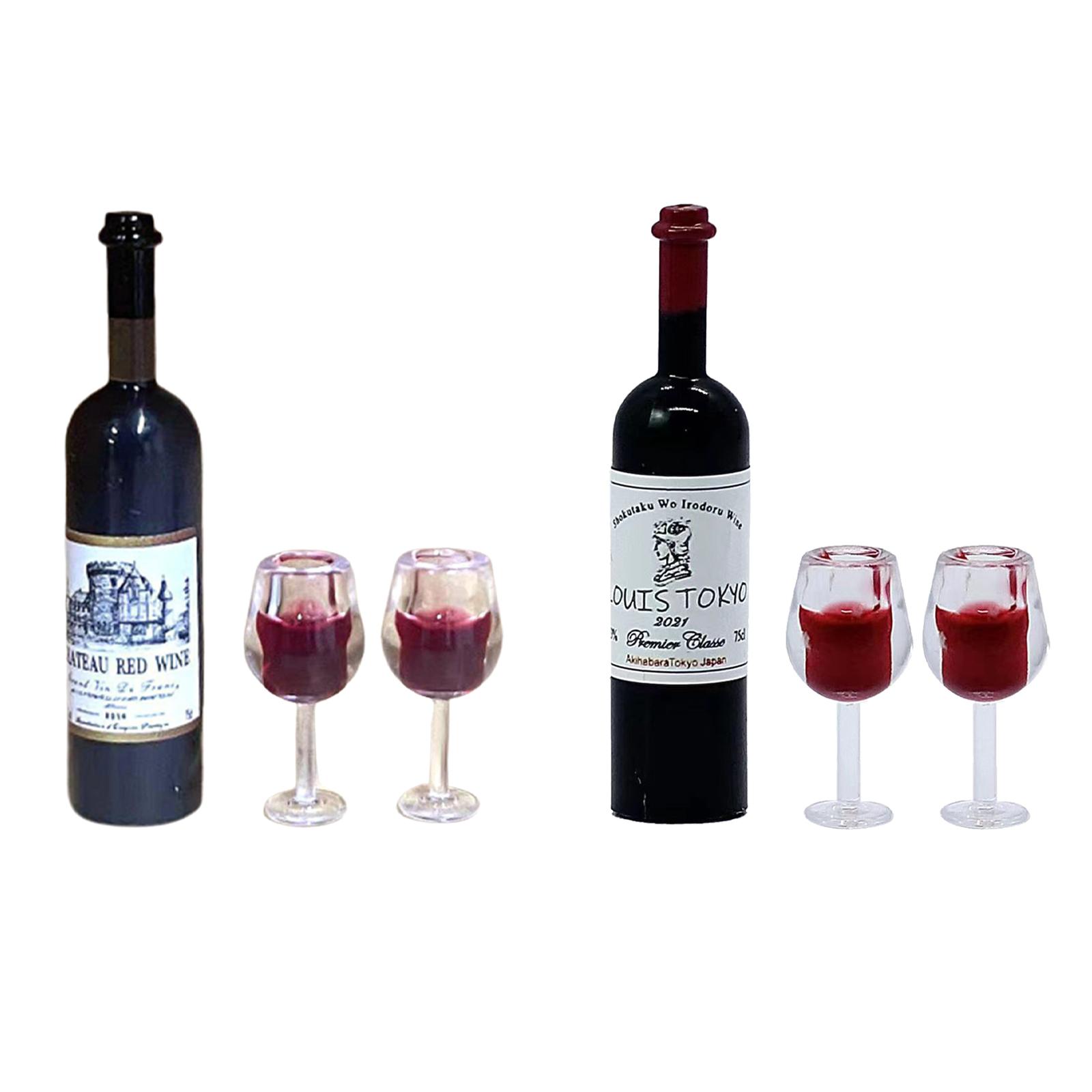 1/12 Scale Dollhouse Wine Bott - Home Bar Supplies reseña y precio