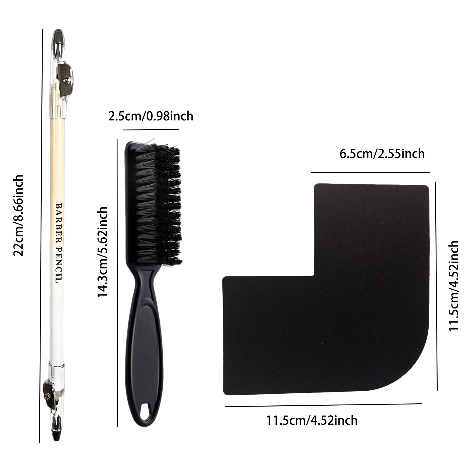 3Pcs Double-sided Barber Beard - Home Barber reseña y precio