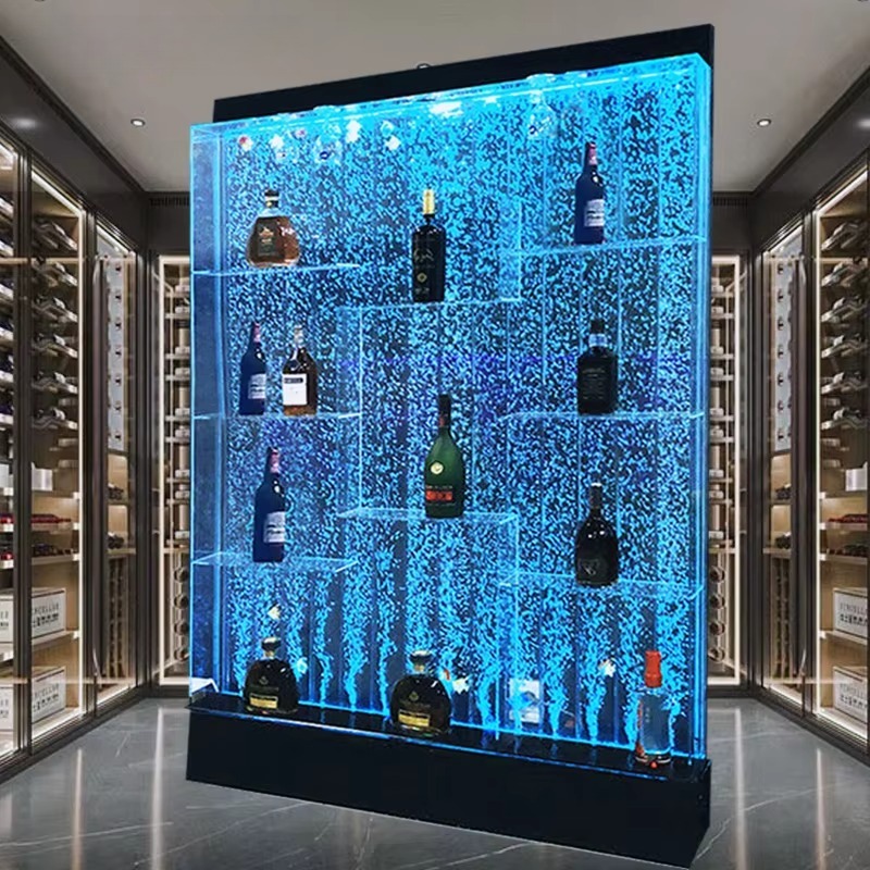 Customized Acrylic LED Water B - Home Bar Shelves reseña y precio