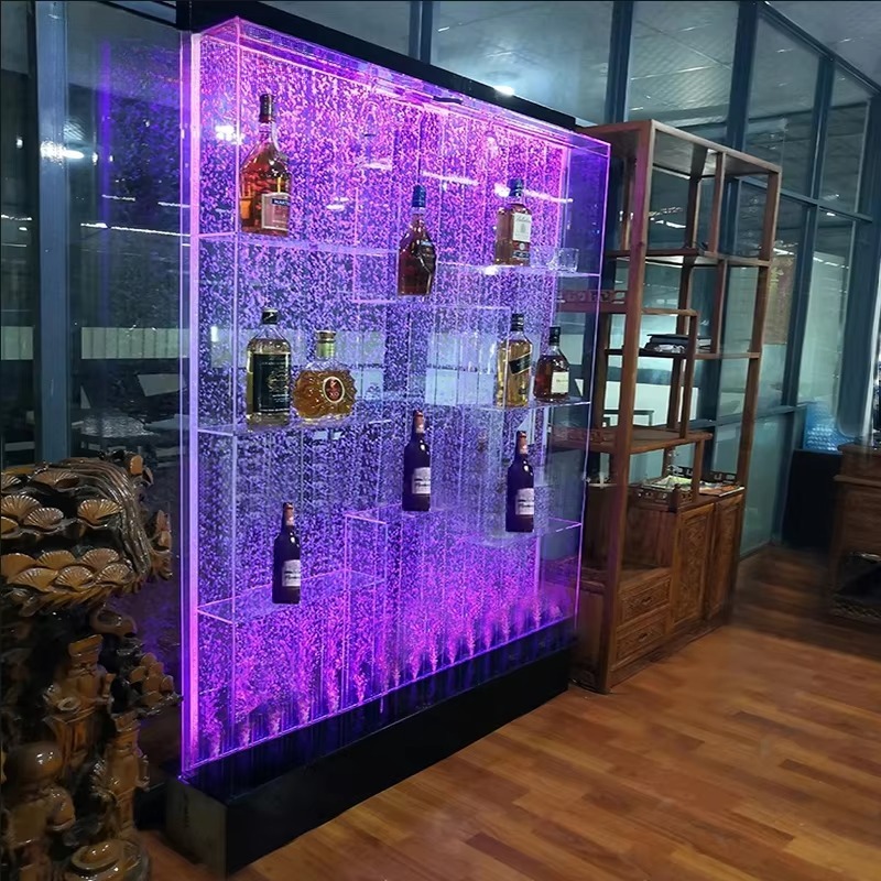 Customized Acrylic LED Water B - Home Bar Shelves reseña y precio