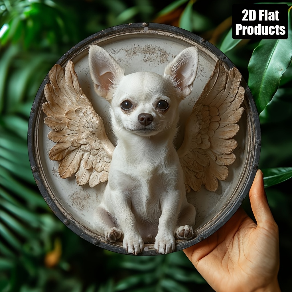 2D Flat, 1pc, Chihuahua Theme, - Home Bar And Kitchen reseña y precio