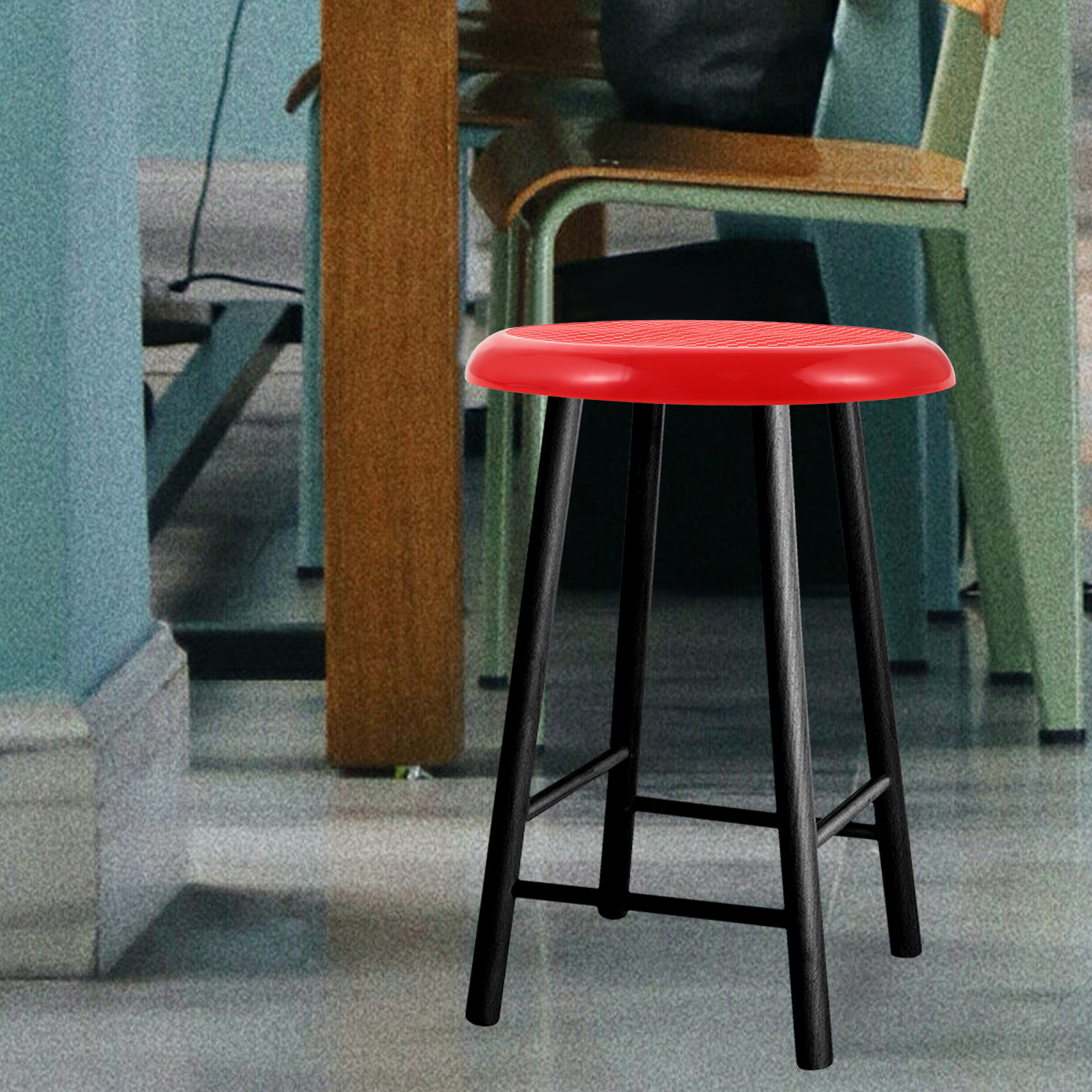 Plastic Round Stool Seating Pa - Home Bar Seating reseña y precio