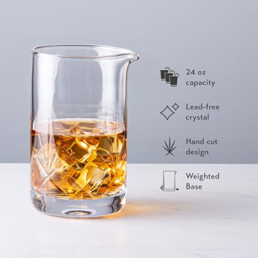 Cocktail Mixing Glass, Old Fas - Home Bar Set reseña y precio