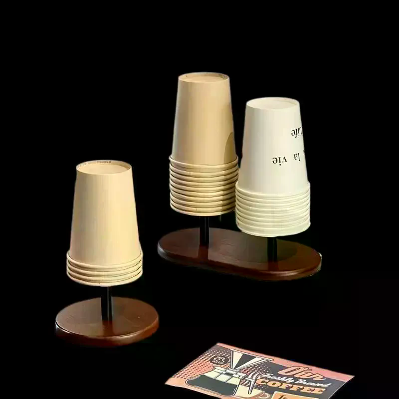 Paper Cup Storage Holder Woode - Home Bar Supplies reseña y precio
