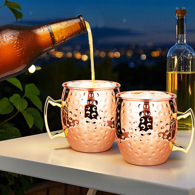 Moscow Mule Stainless Steel Mu - Mule Copper Mug reseña y precio