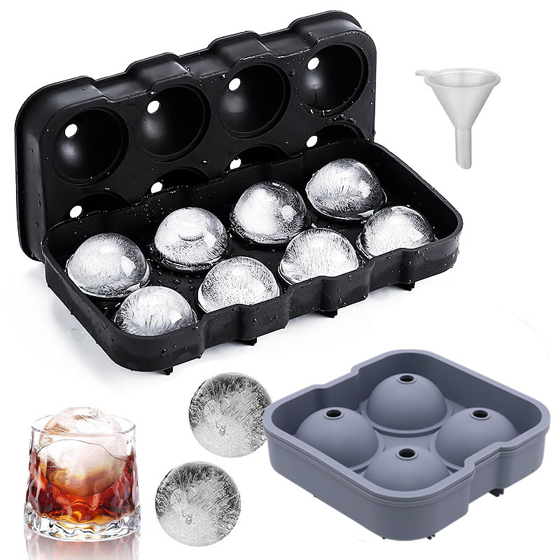 Large Sphere Ice Cube Molds 4/ - Ice Mold Sphere reseña y precio