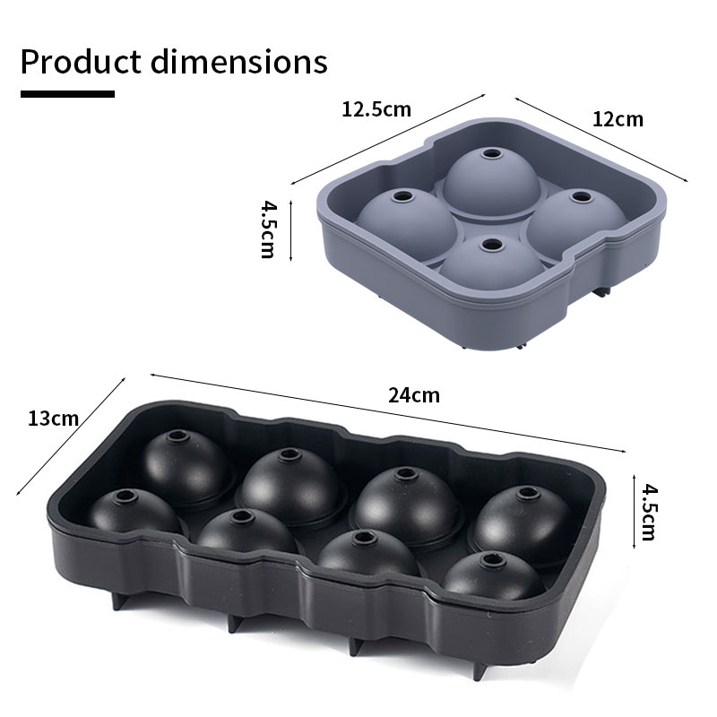 Large Sphere Ice Cube Molds 4/ - Ice Mold Sphere reseña y precio