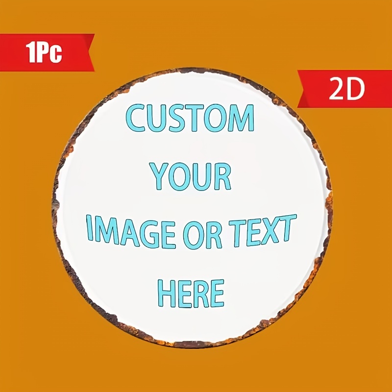 Custom Round Metal Tin Sign, P - Home Bar Signs reseña y precio