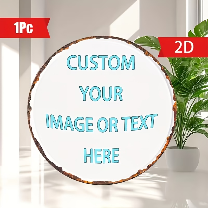 Custom Round Metal Tin Sign, P - Home Bar Signs reseña y precio